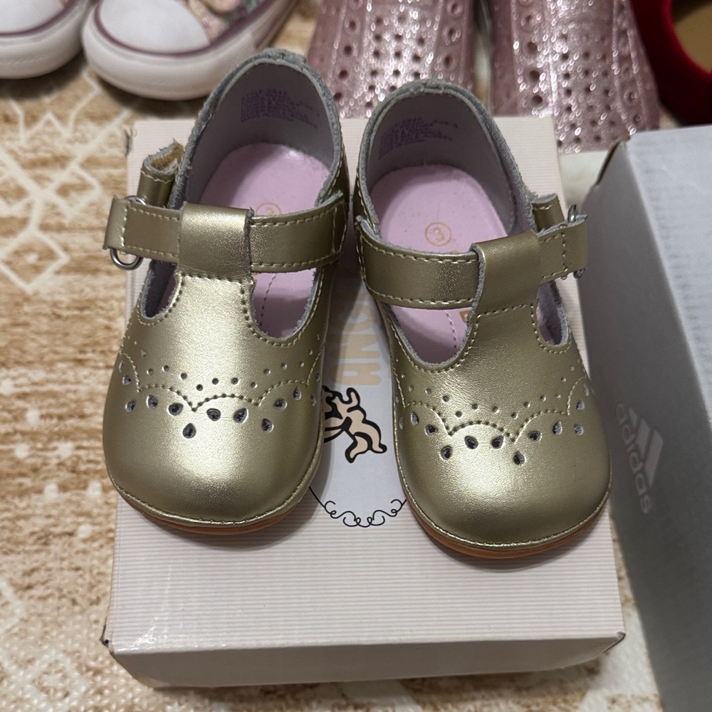 Angel Gold Kids Shoes